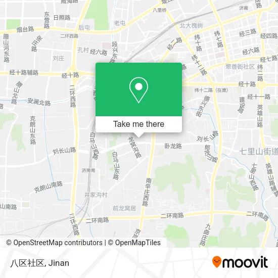 八区社区 map