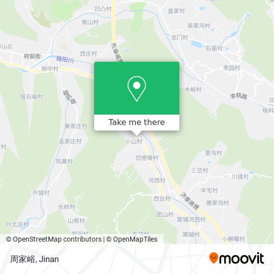 周家峪 map