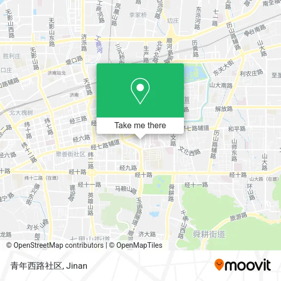 青年西路社区 map