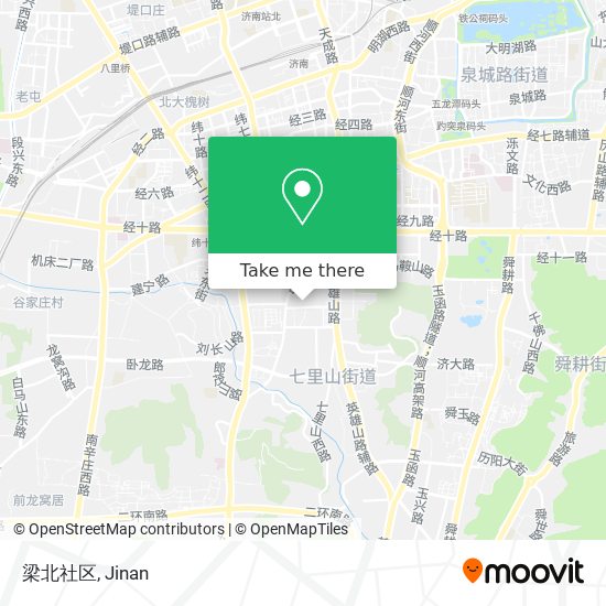 梁北社区 map