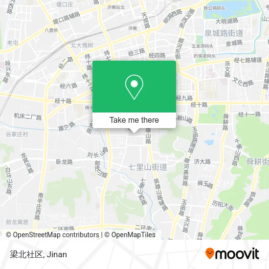 梁北社区 map