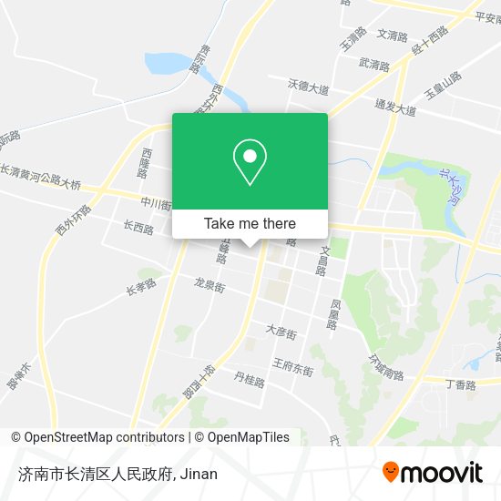 济南市长清区人民政府 map