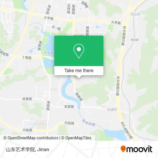 山东艺术学院 map