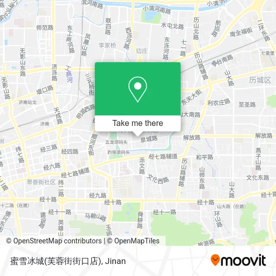 蜜雪冰城(芙蓉街街口店) map