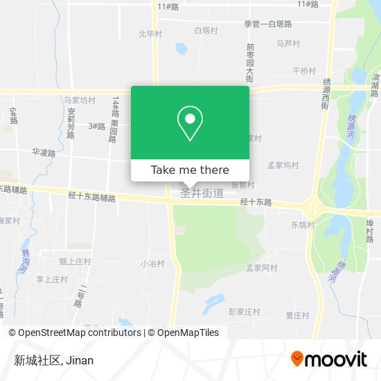 新城社区 map