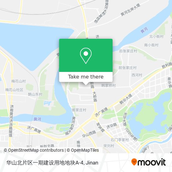 华山北片区一期建设用地地块A-4 map