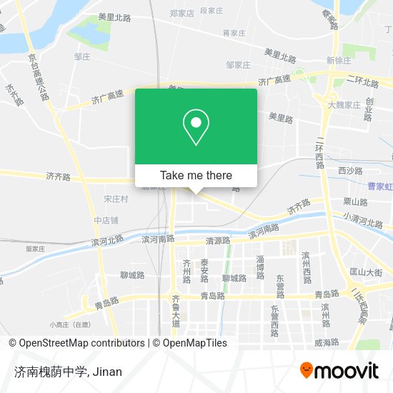 济南槐荫中学 map