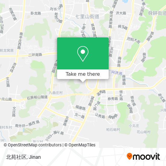 北苑社区 map