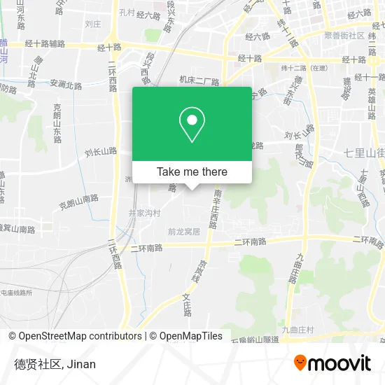 德贤社区 map