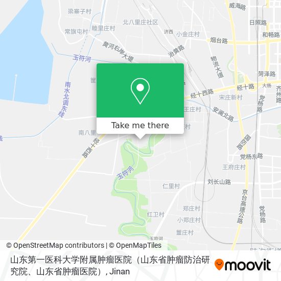山东第一医科大学附属肿瘤医院（山东省肿瘤防治研究院、山东省肿瘤医院） map