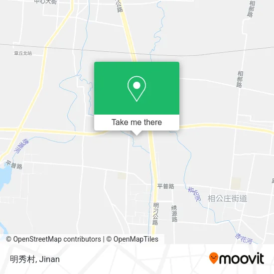 明秀村 map
