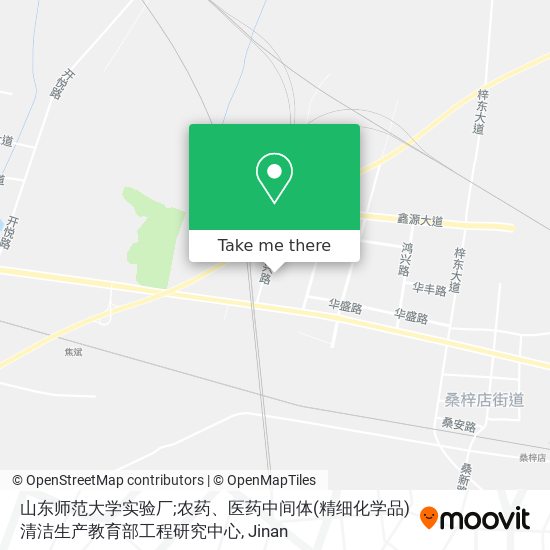 山东师范大学实验厂;农药、医药中间体(精细化学品)清洁生产教育部工程研究中心 map