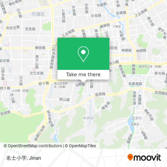 名士小学 map