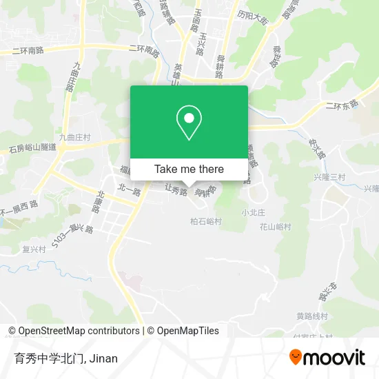 育秀中学北门 map