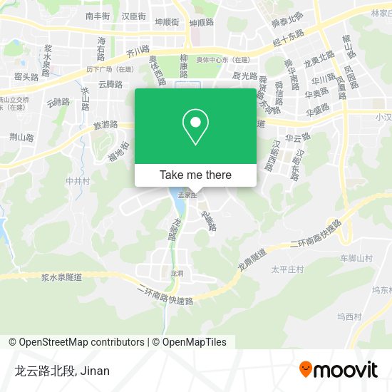 龙云路北段 map