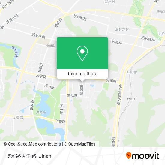 博雅路大学路 map