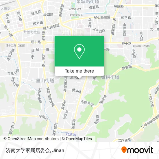 济南大学家属居委会 map