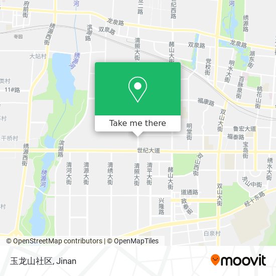 玉龙山社区 map