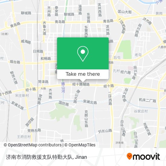 济南市消防救援支队特勤大队 map