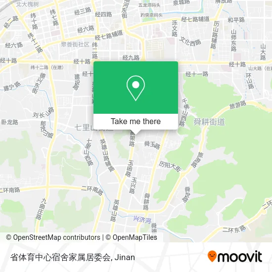 省体育中心宿舍家属居委会 map