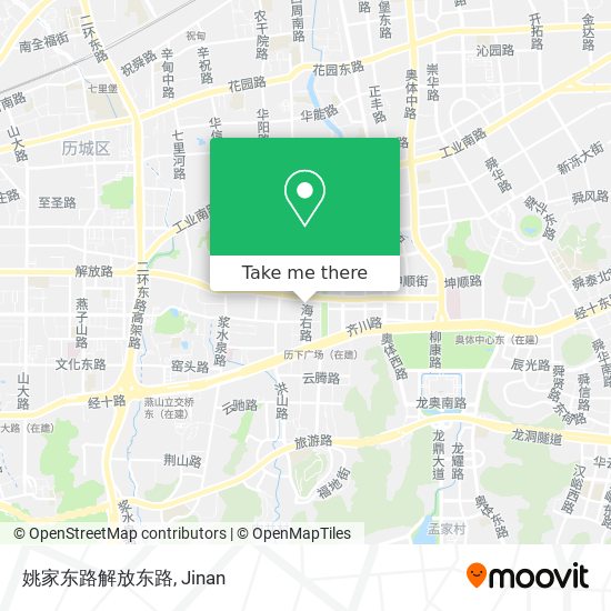 姚家东路解放东路 map