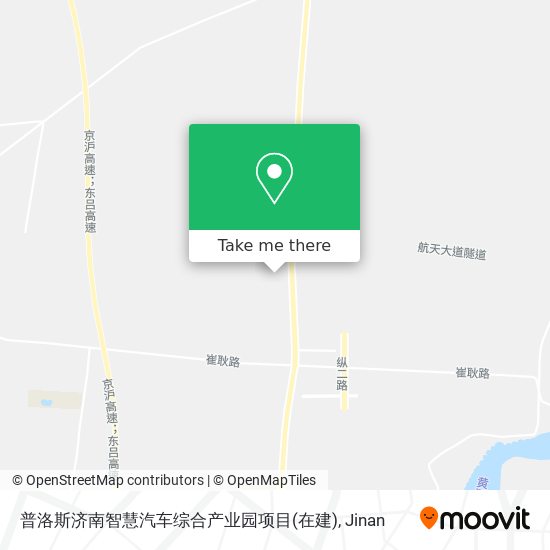 普洛斯济南智慧汽车综合产业园项目(在建) map
