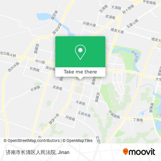 济南市长清区人民法院 map