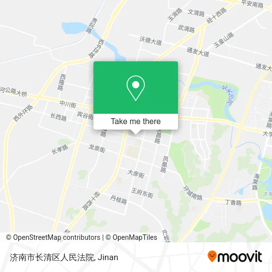 济南市长清区人民法院 map