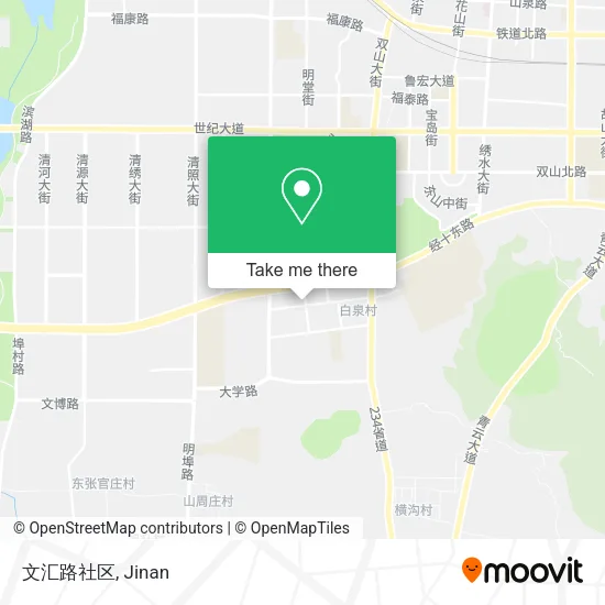 文汇路社区 map