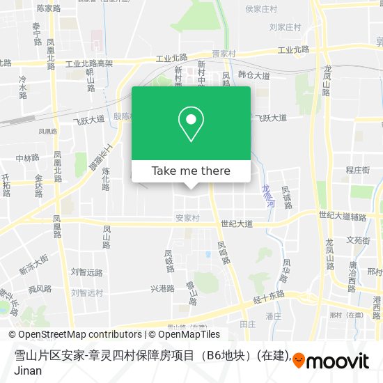 雪山片区安家-章灵四村保障房项目（B6地块）(在建) map