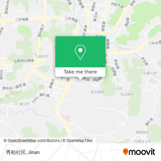 秀柏社区 map