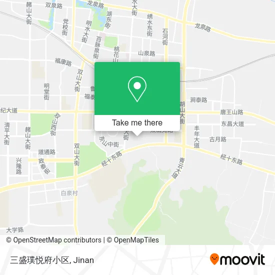 三盛璞悦府小区 map