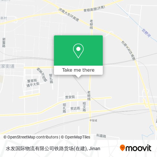 水发国际物流有限公司铁路货场(在建) map