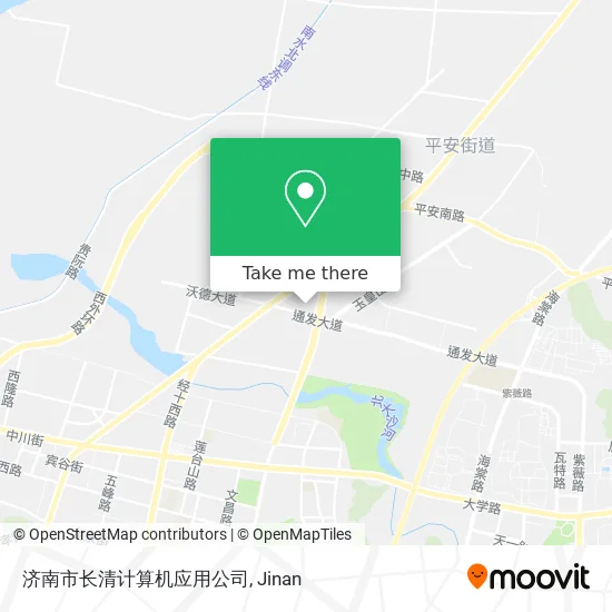 济南市长清计算机应用公司 map