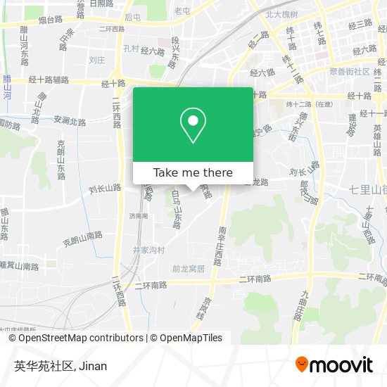 英华苑社区 map