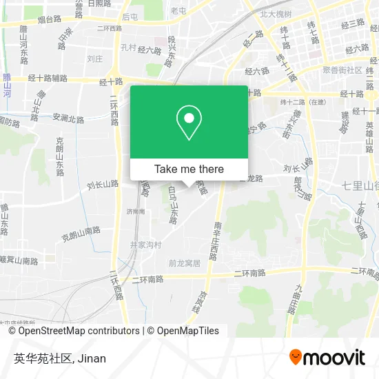 英华苑社区 map