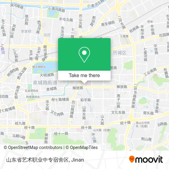 山东省艺术职业中专宿舍区 map