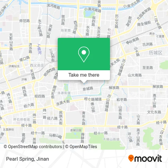 Pearl Spring map