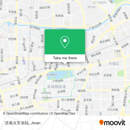 济南火车东站 map