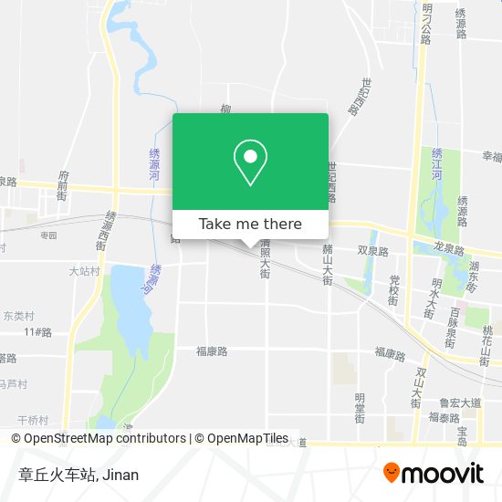 章丘火车站 map
