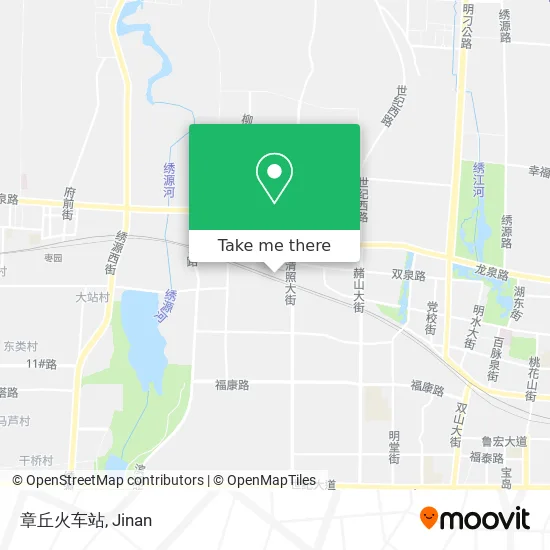 章丘火车站 map