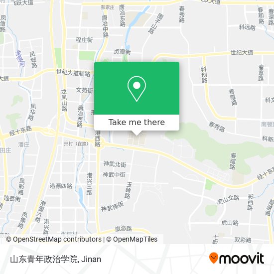 山东青年政治学院 map