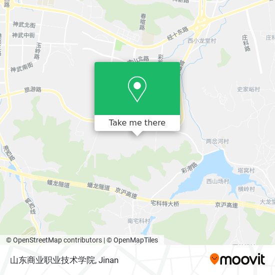 山东商业职业技术学院 map