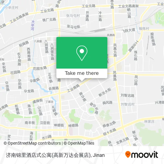 济南锦里酒店式公寓(高新万达会展店) map
