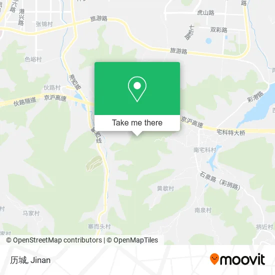 历城 map