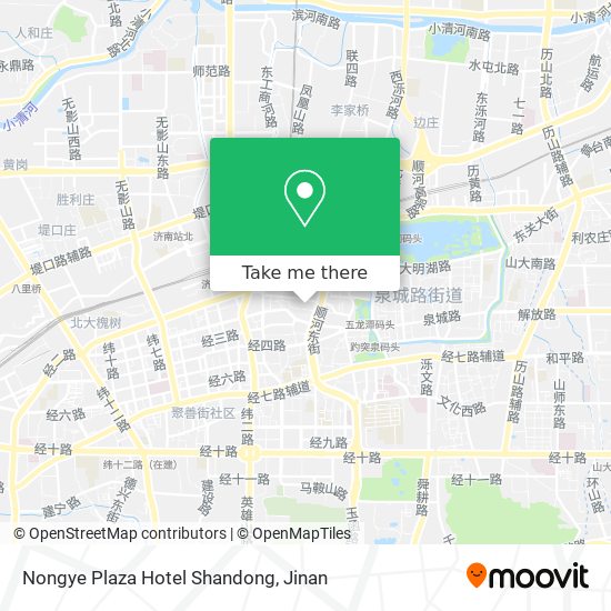 Nongye Plaza Hotel Shandong map