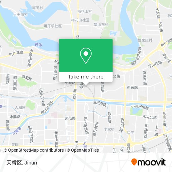 天桥区 map
