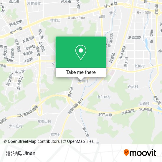 港沟镇 map