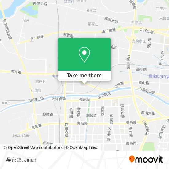 吴家堡 map
