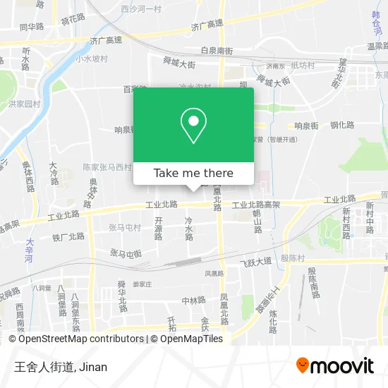 王舍人街道 map